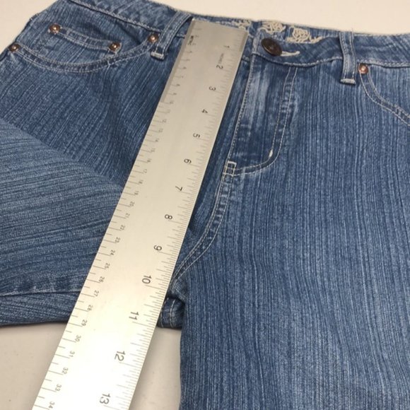LIKE NEW VINTAGE FADED GLORY CROP BERMUDA 8/29x19 🦋 - Picture 6 of 11